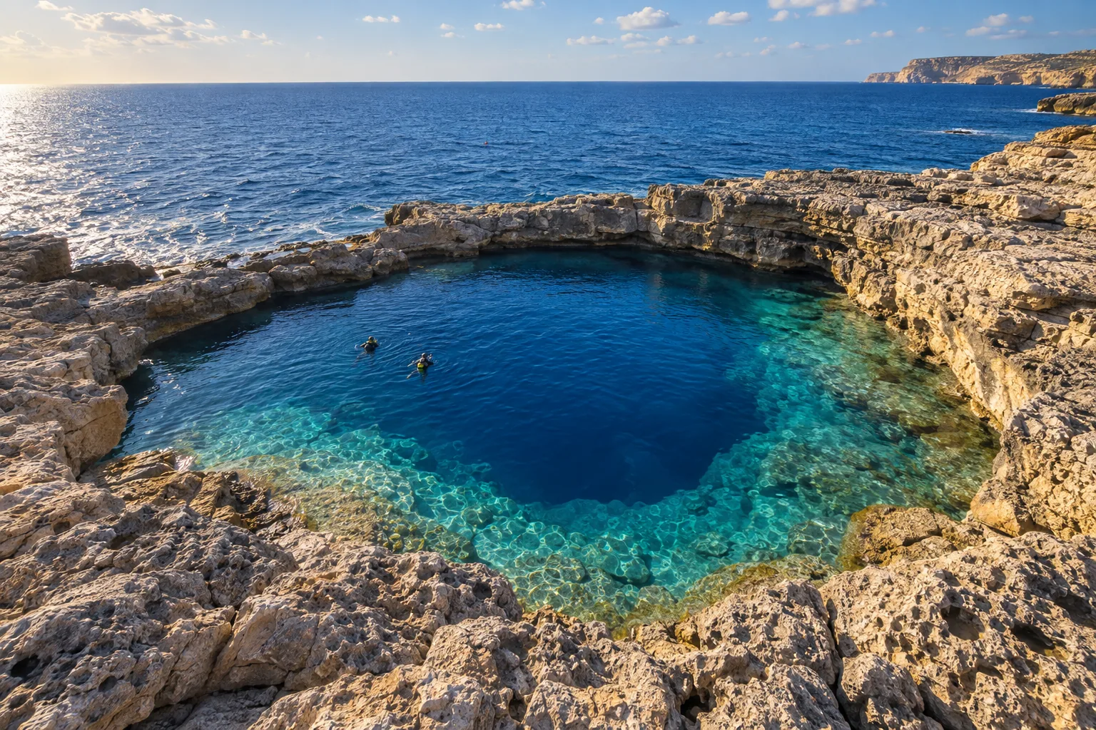 Blue Hole de Gozo
